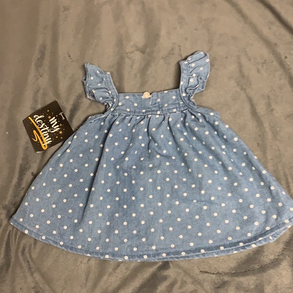 Baby girl Denim dress 6-9 month - Picture 4 of 6